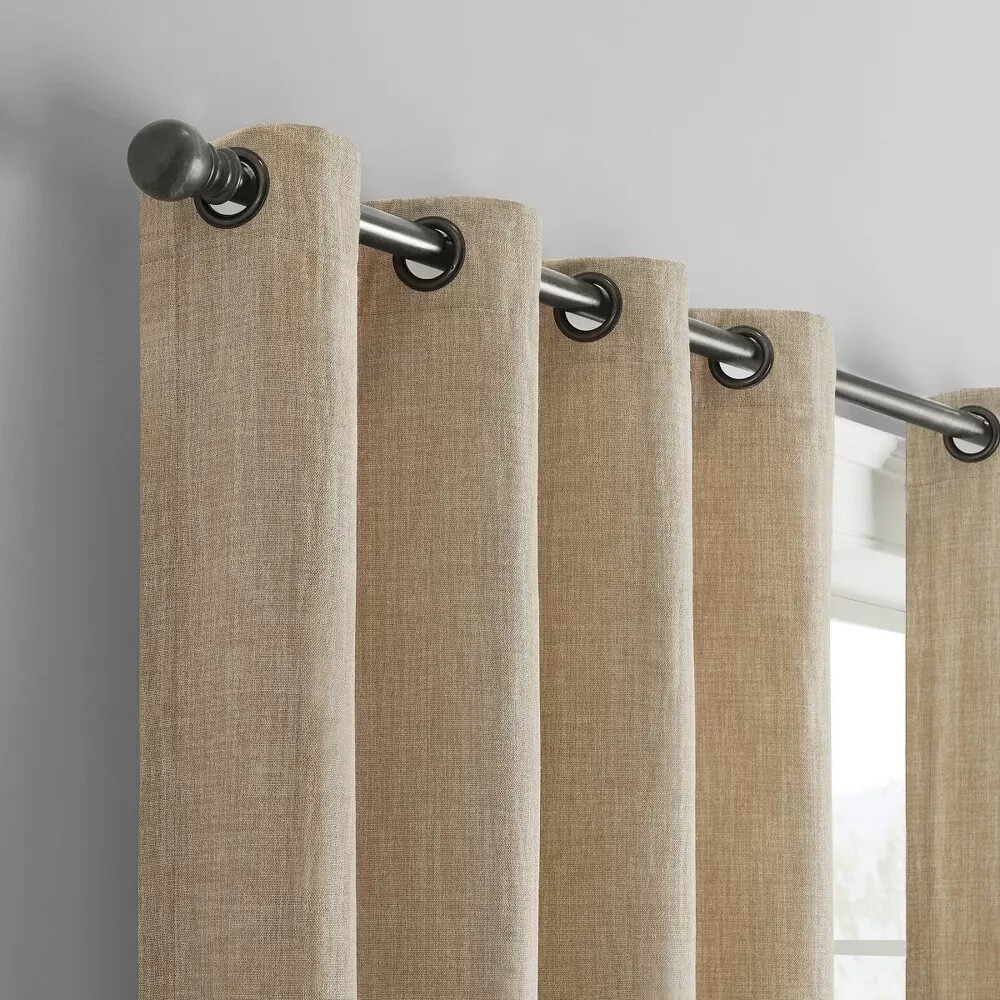 ⚡️1pc Blackout Rowland Curtain Panel‎ - Eclipse-color Khaki size 52"W x 95"L